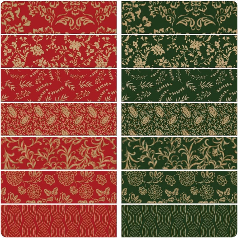 Benartex Kanvas Studio Holiday Keepsakes 5X5 Pack 42 5-inch Squares Charm Pack - Image 2